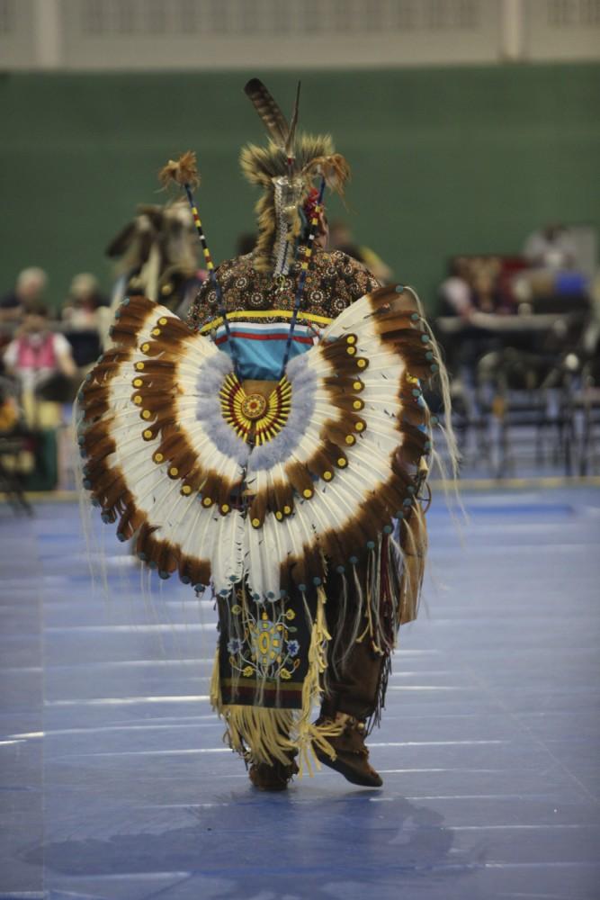 The Native American Student Association helped run the 12th annual Spring Pow Wow event,
which took place last Saturday and Sunday at GVSU. Around 300 people were expected to attend.