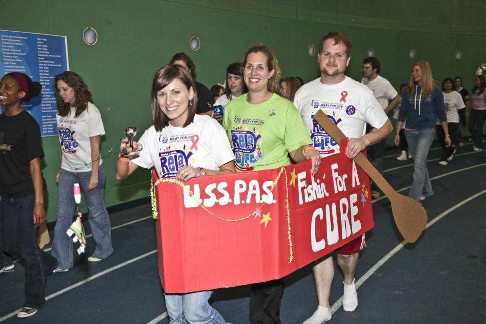 Relay for Life 2010, organized by Colleges Against Cancer, had a theme of “sailing towards a cure.”