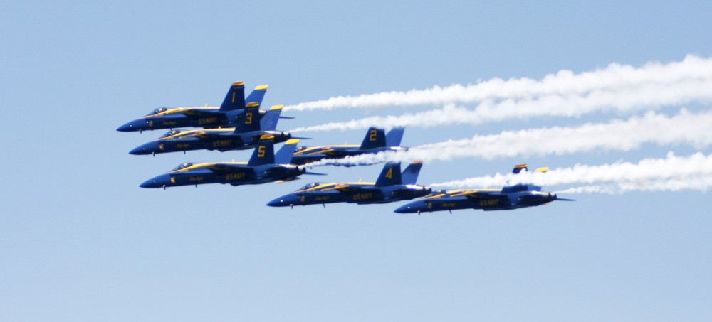 The Air Show Gala was one of the events at the Cherry Festival.