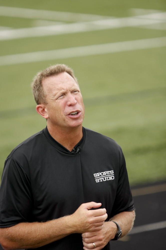 Mark Ellis is the sports coordinator for "Touchback," which will be filmed in Coopersville and Grand Rapids.