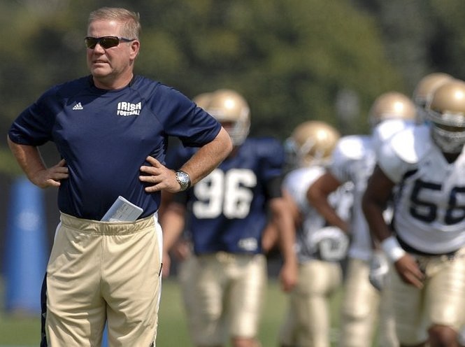 Courtesy Photo / mlive.com
Former Head Coach at Grand Valley, Brian Kelly now is the Head Coach for Notre Dame.