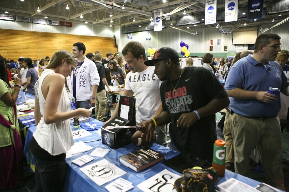 The Sports Leadership Club at Campus Life Night