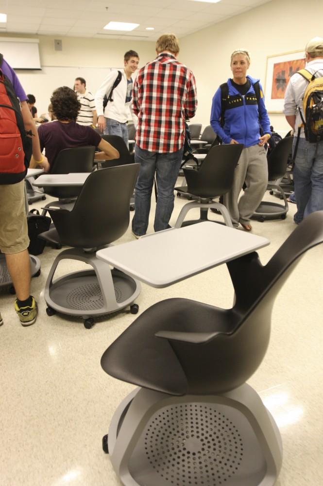 New Steelcase chairs located in Mackinac Hall B1112