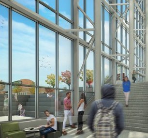 Courtesy Photo / gvsu.edu
Rendering of the new Mary Idema Pew Library. Construction begins Tuesday the 21st of September.