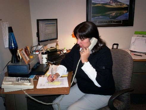 Courtesy Photo / gvsu.edu
Victoria Powers, an Educational Support Program Advisor, works at her desk in the ESP office
