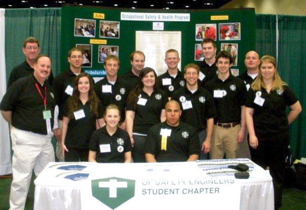 Courtesy Photo / Stephanie Zizzo
GVSU ASSE Student Chapter Booth at the 2010 Michigan Safety Conference in Lansing, MI