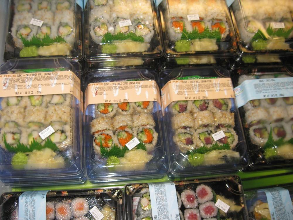 Sushi is made fresh and sold in River Landing