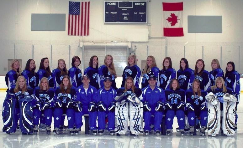 Courtesy Photo / gvsustudentlifesports.com
Four members of the womens hockey team and head coach Cory Whitaker are headed to Turkey. The players are Ashley Rumsey, Chelsea Minnie, Michelle Wyniemko, and Shelby Kucharski.