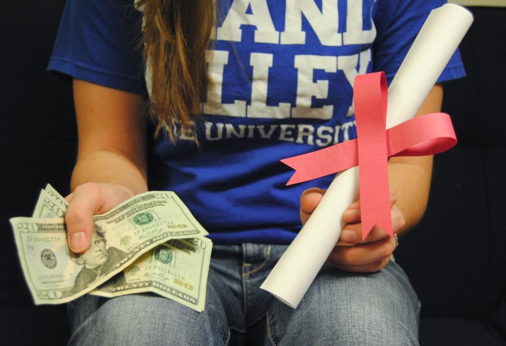 Grand Valley student wonders if college is worth the expense.