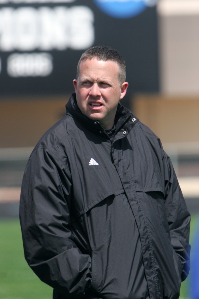 GVL Archive / Brian Sevald
Football Head Coach Matt Mitchell