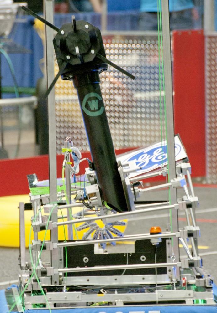 Robotics competition held at GVSU