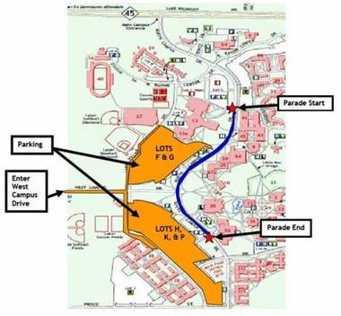 Campus construction to alter Allendale holiday parade route