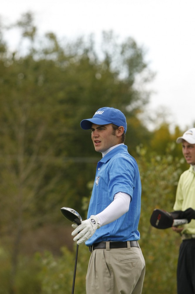 GVL Archive
Chris Cunningham evaluates his shot during a past tournament.