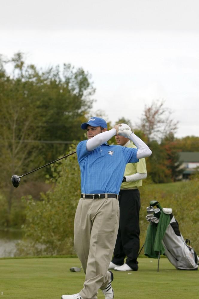 GVL Archive
Chris Cunningham evaluates his shot after his swing during a past tournament.