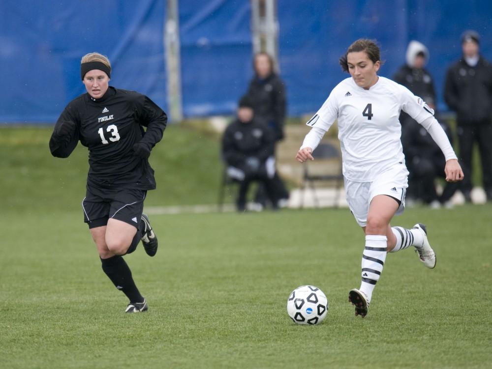 GVL Archive
Junior forward Ashley Botts races past her opponent in a past game.