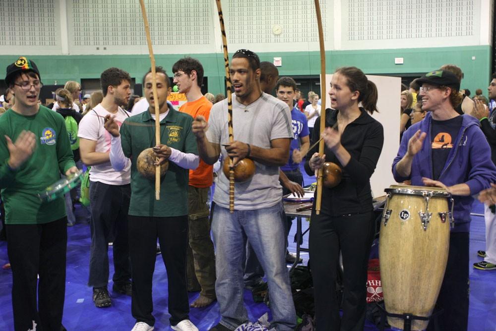 GVL / Nathan Mehmed
The Capoeira Club perform at student life night