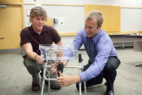 Courtesy Photo / gvsu.edu
Alex Hastings and Adam DeVries helped develop this back to school tool that benefits special needs students