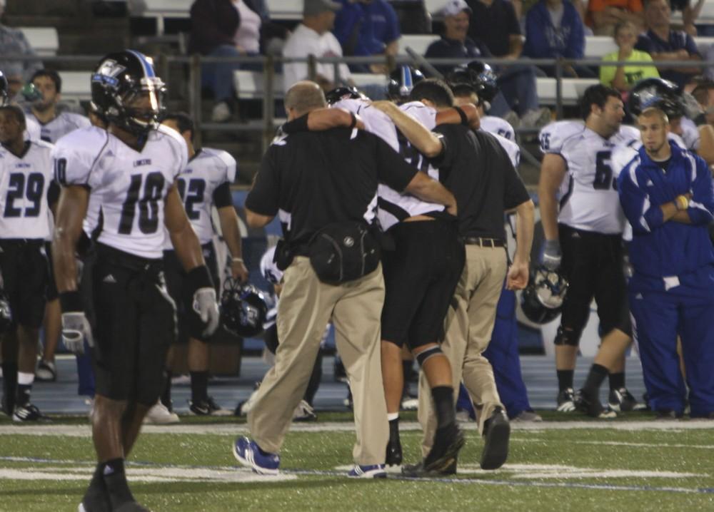 GVL/ Brady Frederickson
Sophomore linebacker Zach Galloway