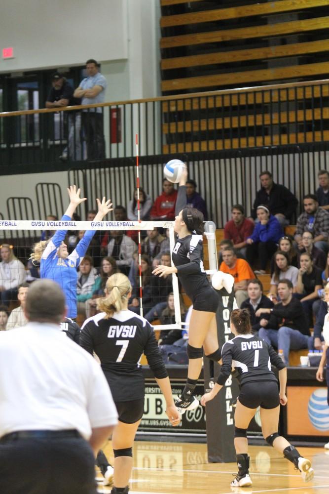 GVL/ Rachel Iturralde 
Volleyball vs Lake Superior State 