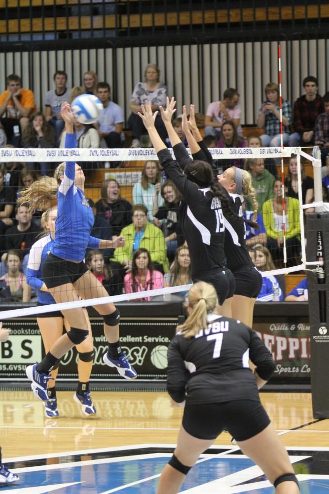 GVL/ Rachel Iturralde 
Volleyball vs Lake Superior State 