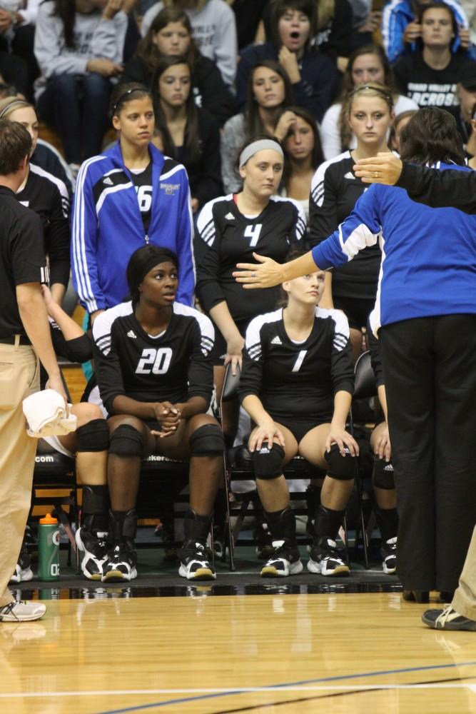 GVL/ Rachel Iturralde 
Volleyball vs Lake Superior State 