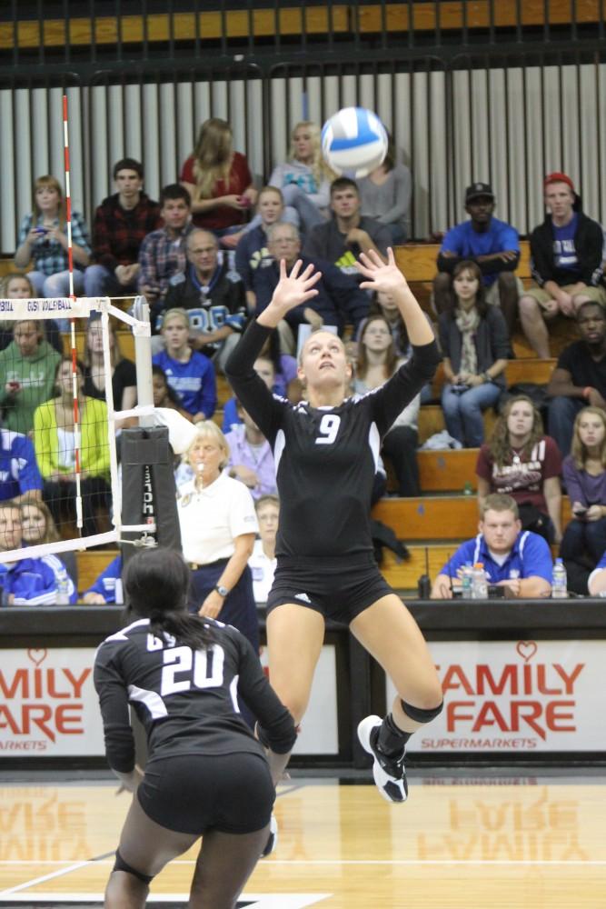 GVL/ Rachel Iturralde 
Volleyball vs Lake Superior State 