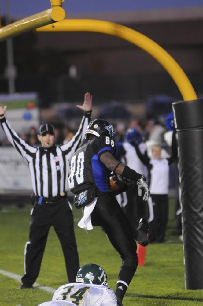 GVL / Eric Coulter
The Lakers hosted the Tiffin Dragons on Saturday. The Lakers emerged victorious with a 70-7 win over the Dragons. 