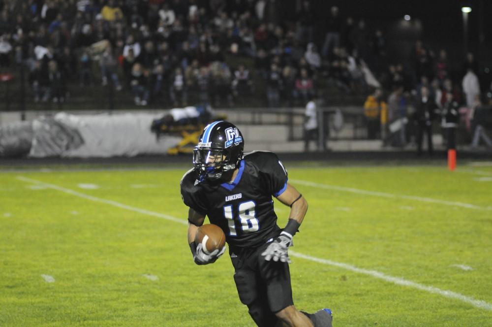 GVL / Eric Coulter
The Lakers hosted the Tiffin Dragons on Saturday. The Lakers emerged victorious with a 70-7 win over the Dragons. 