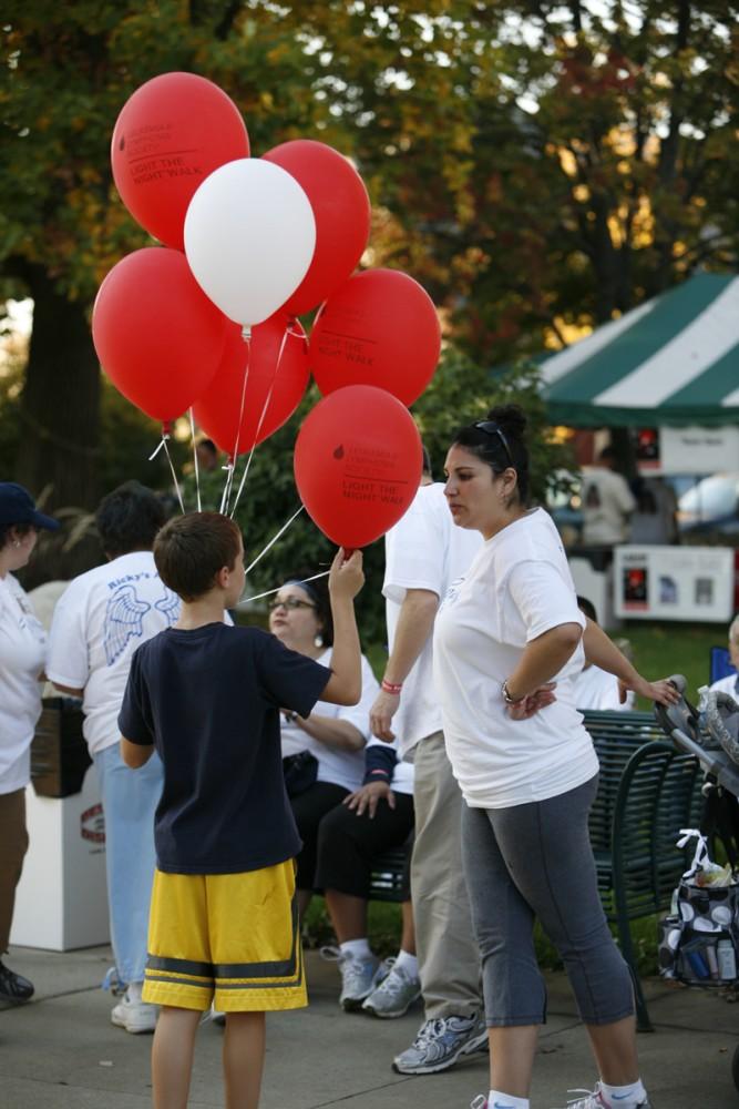 GVL / Eric Coulter
The Leukemia and Lymphoma Society's Light Up The Night charity walk held in Kalamazoo, MI.