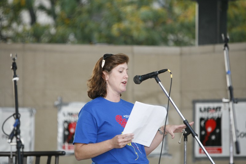 GVL / Eric Coulter
The Leukemia and Lymphoma Society's Light Up The Night charity walk held in Kalamazoo, MI.