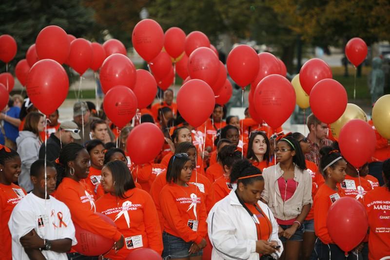 GVL / Eric Coulter
The Leukemia and Lymphoma Society's Light Up The Night charity walk held in Kalamazoo, MI.