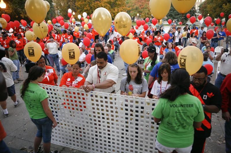 GVL / Eric Coulter
The Leukemia and Lymphoma Society's Light Up The Night charity walk held in Kalamazoo, MI.