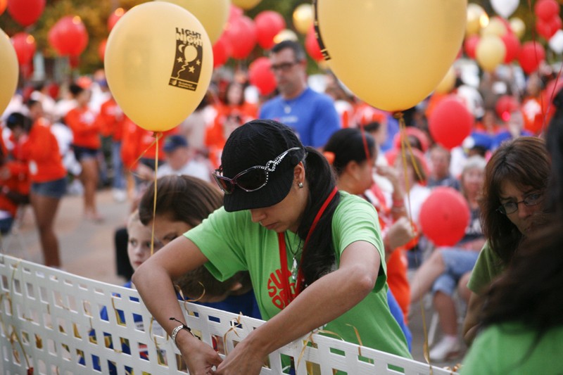 GVL / Eric Coulter
The Leukemia and Lymphoma Society's Light Up The Night charity walk held in Kalamazoo, MI.