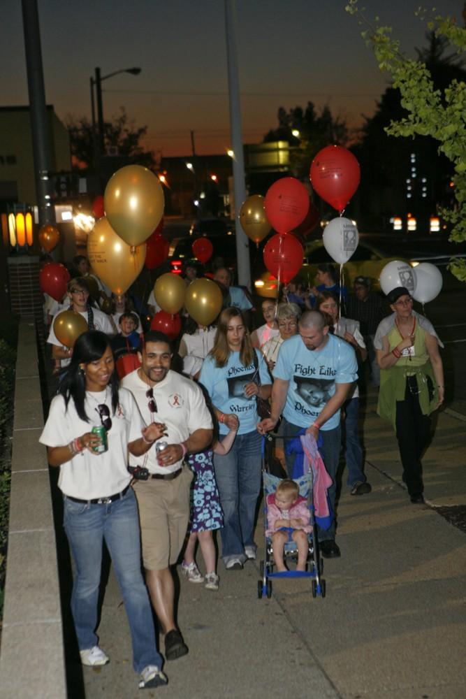 GVL / Eric Coulter
The Leukemia and Lymphoma Society's Light Up The Night charity walk held in Kalamazoo, MI.