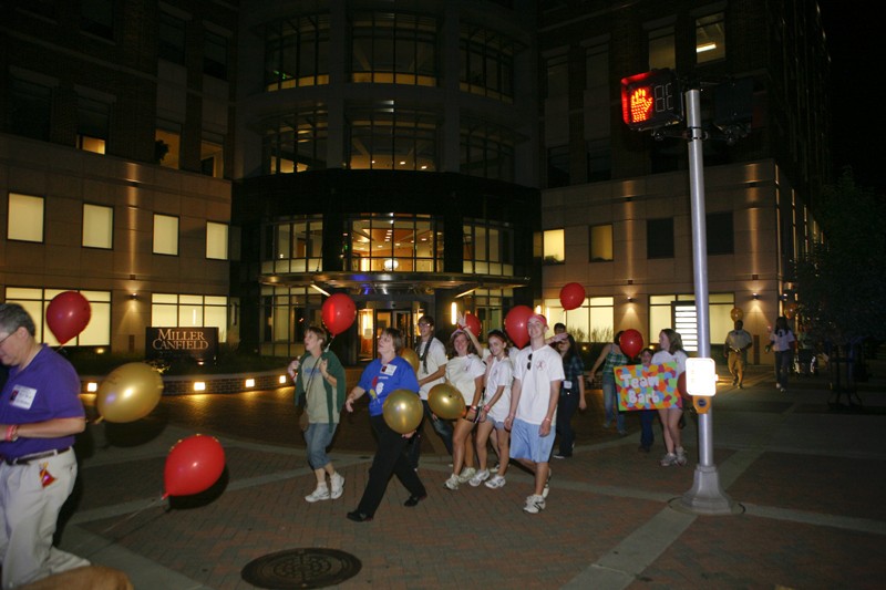 GVL / Eric Coulter
The Leukemia and Lymphoma Society's Light Up The Night charity walk held in Kalamazoo, MI.