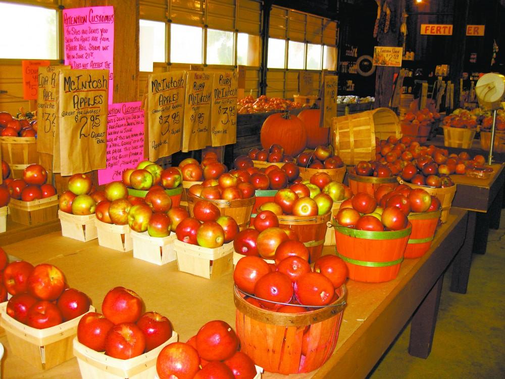 GVL/ Haley Otman
Apples for sale at Motmans