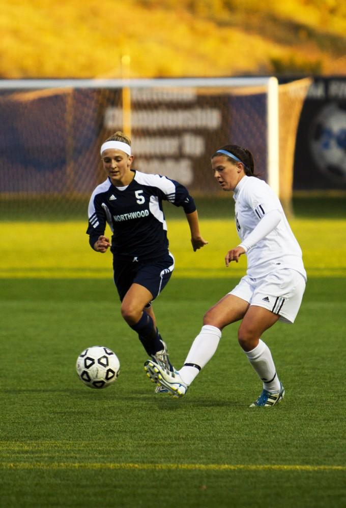 GVL Archive
Junior forward Alyssa Mira passes to her teammates during a past match.