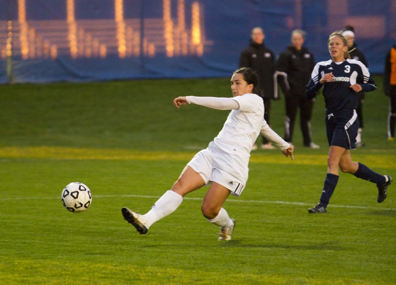 GVL Archive
Junior forward Ashley Botts strikes that ball during a past match.