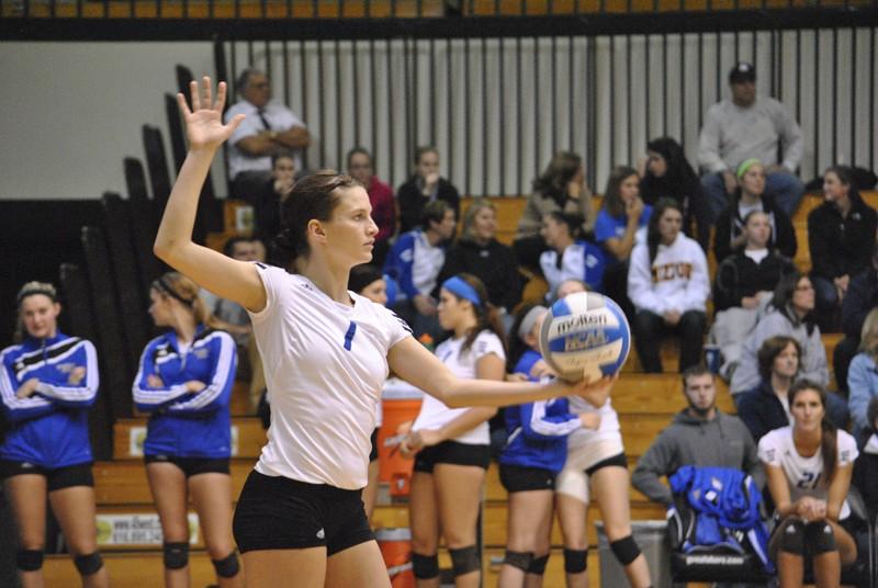 GVL/ Allison Young
Volleyball versus Saginaw Valley State University last Friday.