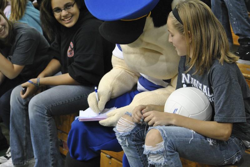 GVL/ Allison Young
Volleyball versus Saginaw Valley State University last Friday.