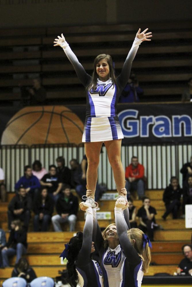 GVL / Robert Mathews / GVSU Lakers Cheerleaders