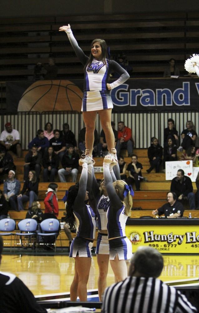 	GVL / Robert Mathews / GVSU Lakers Cheerleaders