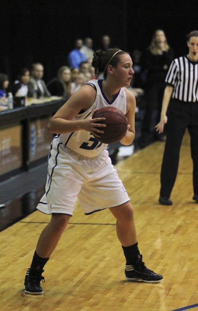 GVL / Robert Mathews / Forward Briauna Taylor (31) preparing to pass the ball to a team mate.