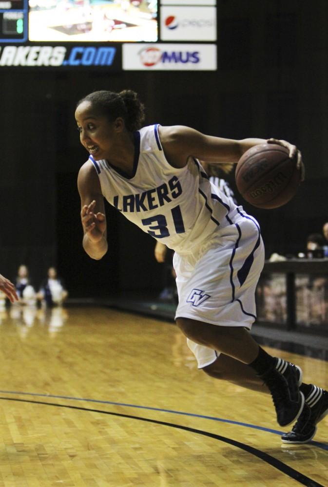 GVL / Robert Mathews / Forward Briauna Taylor (31) taking the ball in for a layup