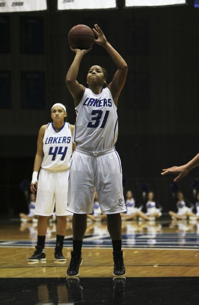 GVL / Robert Mathews / Forward Briauna Taylor (31) shooting a free throw. 