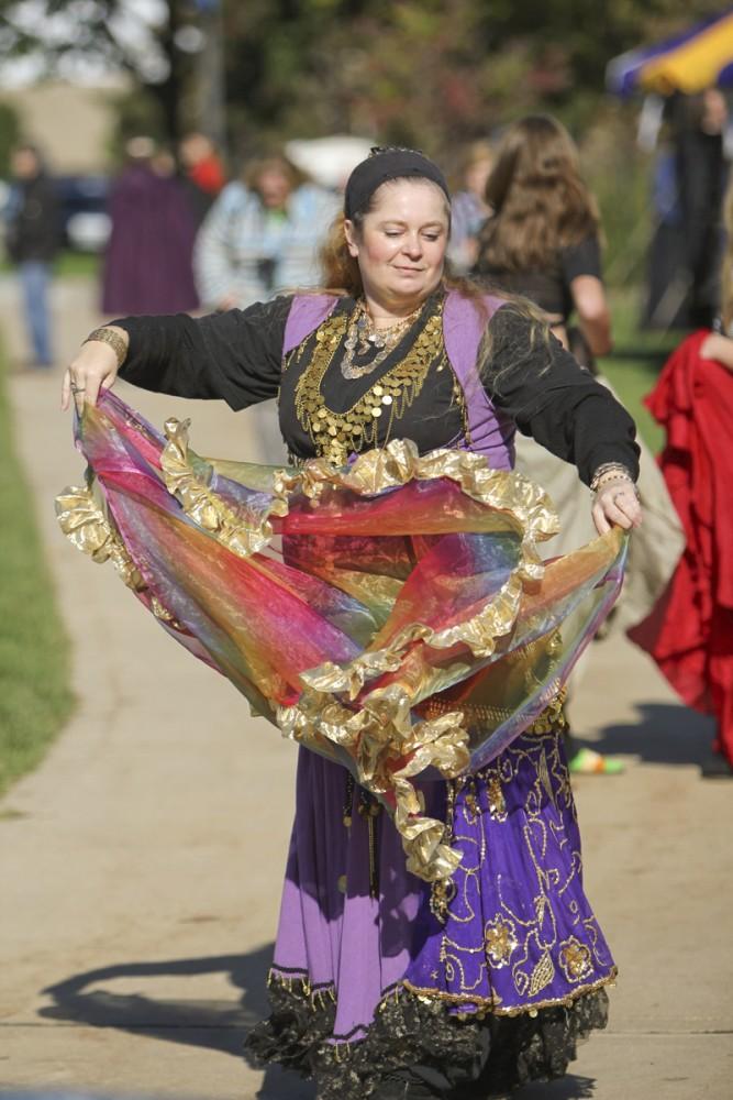 GVL Archive
Holiday spirit:  A traveling gypsy group performs their show during the October Renaissance Fair. Saturday’s Yule Faire will feature traditional elements from the annual event with a holiday twist.
