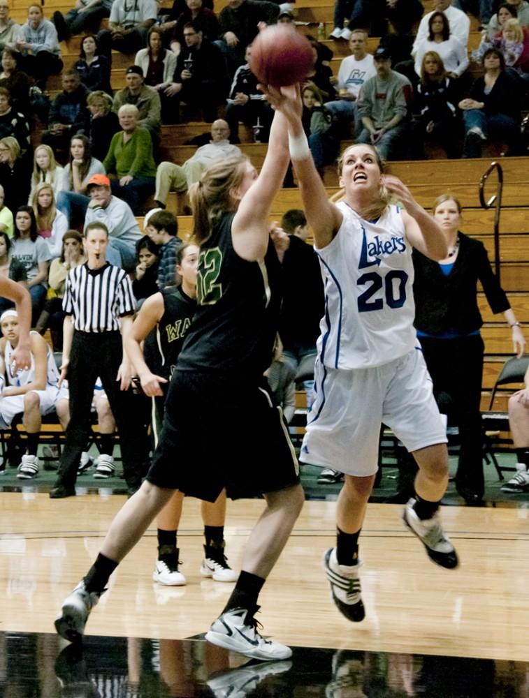 GVL Archive
Junior Alex Stelfox goes up for a lay-up during a past match.