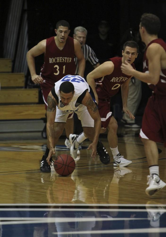 GVL / Robert Mathews / James Thomas (23) hustles for a loose ball.