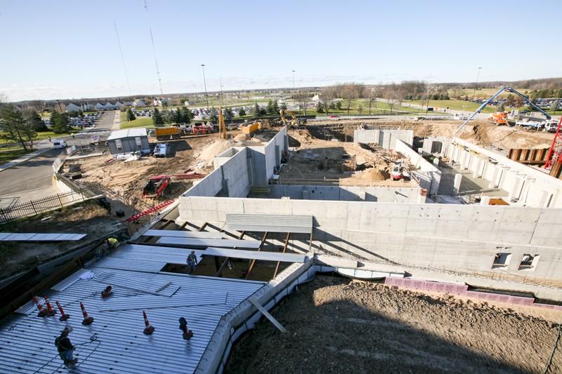 GVL/ Eric Coulter
The construction of the Mary Idema Pew Library