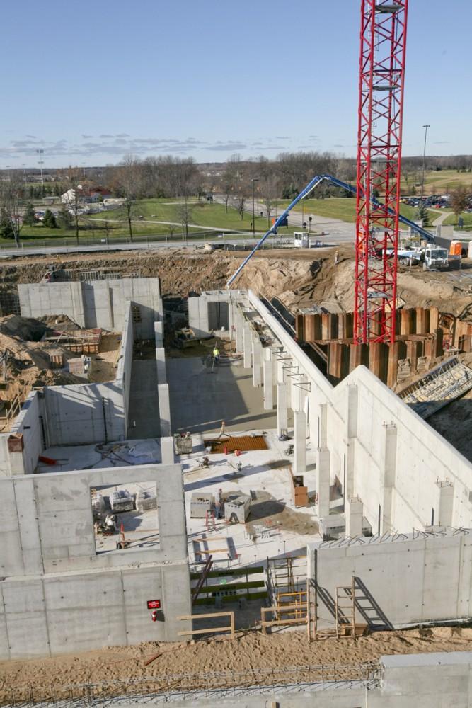 GVL/ Eric Coulter
The construction of the Mary Idema Pew Library